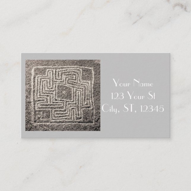 Hemet Maze Stone Thunder_Cove Business Card (Front)
