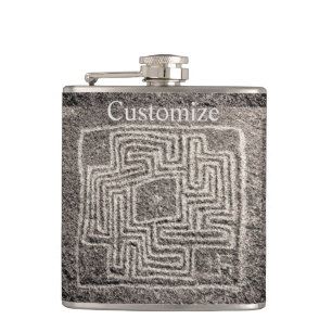 Hemet Maze Stone Thunder_Cove Hip Flask