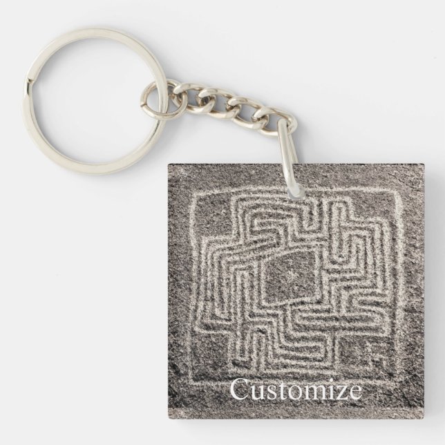 Hemet Maze Stone Thunder_Cove Keychain (Front)