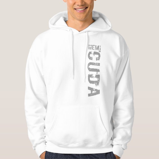 Hemi Cuda Vert T-Shirt Hoodie (Front)