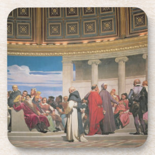 Hemicycle: Artists of All Ages, detail of the righ Coaster