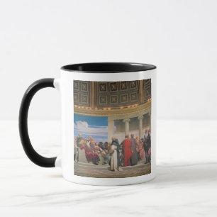 Hemicycle: Artists of All Ages, detail of the righ Mug