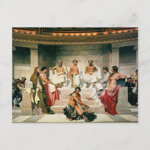 hemicycle of the ecole des beaux postcard