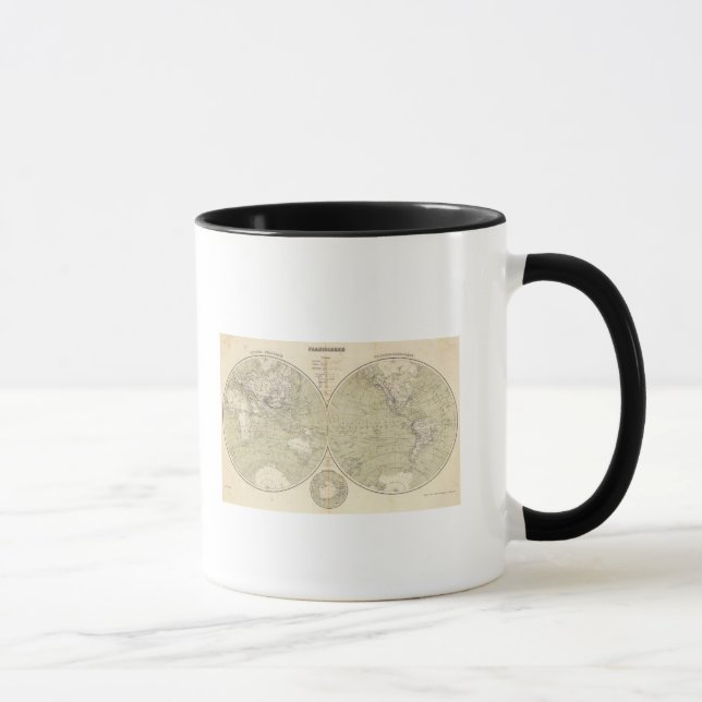 Hemisphere Atlas Map Mug (Right)