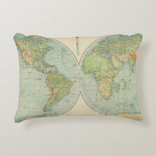 Hemispheres 12 physical decorative pillow