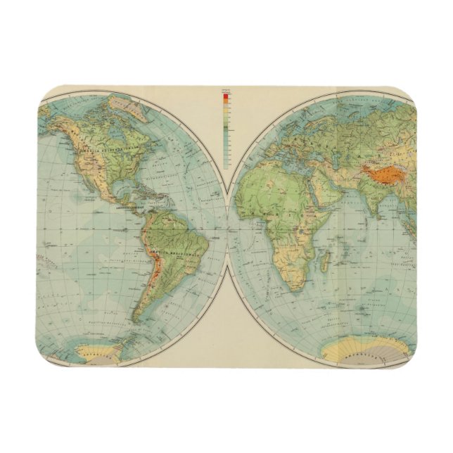 Hemispheres 12 physical magnet (Horizontal)