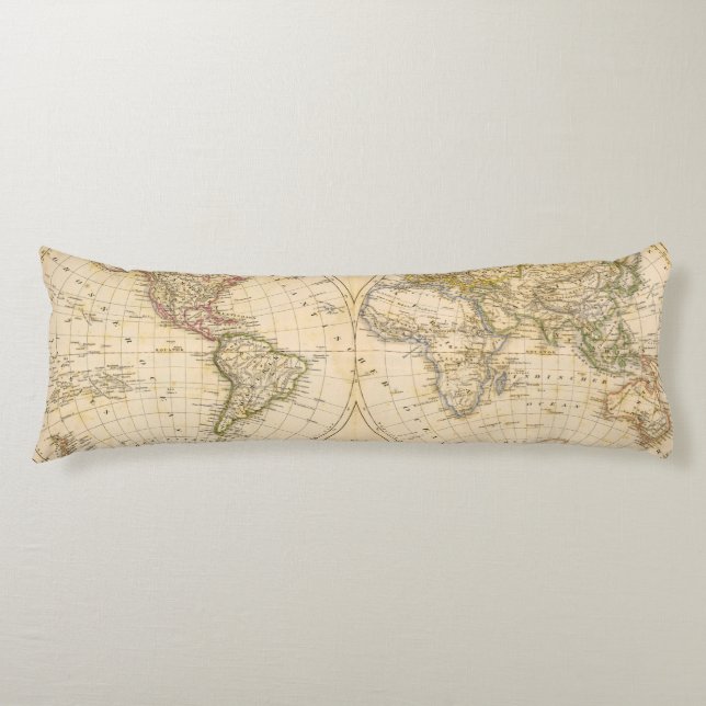 Hemispheres Body Pillow (Front)