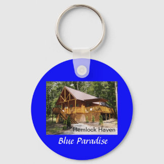 Hemlock Haven Blue Paradise Keychain