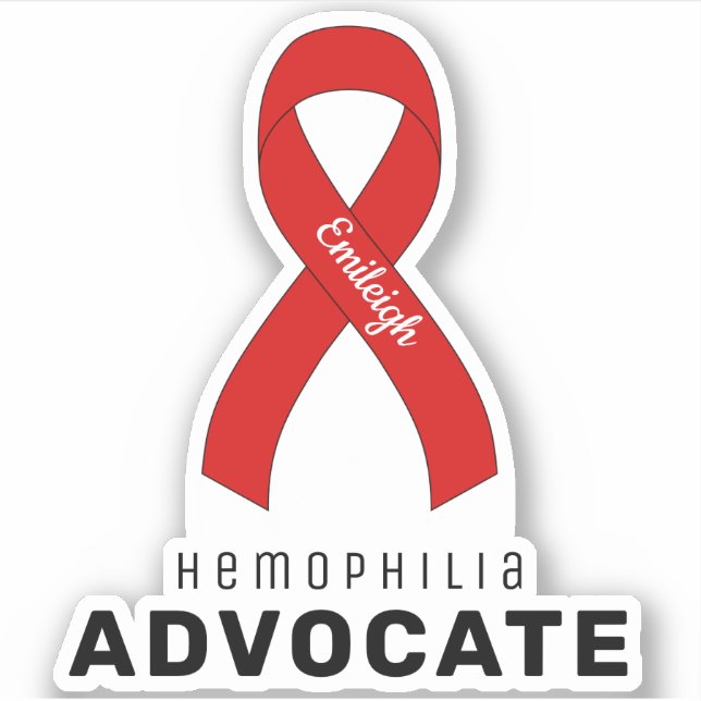 Hemophilia Advocate Vinyl Sticker (Front)