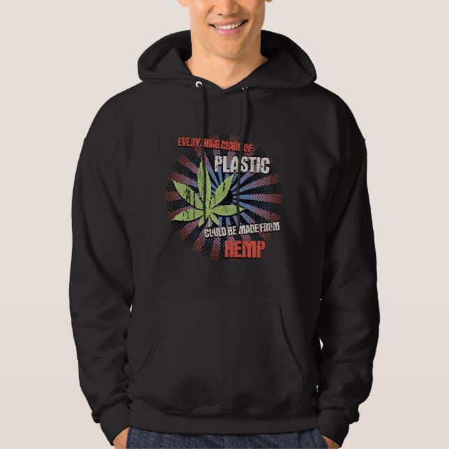 Hemp Plastic Hoodie (Front)