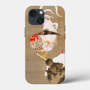 Hen and Rooster with Grapevine by Ito Jakuchu iPhone 13 Mini Case