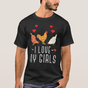 Hen Chicken Poultry Bird Farm Animal Chicken T-Shirt