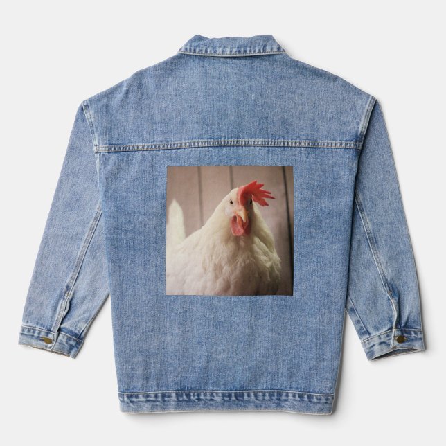 Hen  denim jacket (Back)