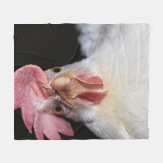 Hen Fleece Blanket (Front (Horizontal))