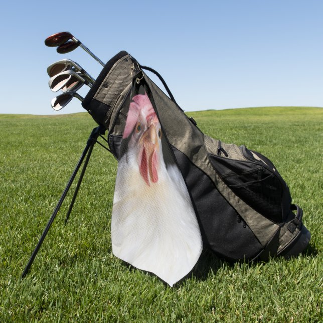Hen Golf Towel (Green)