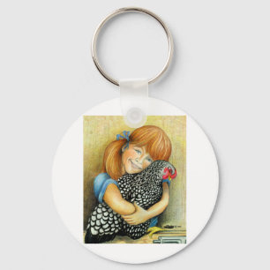 Hen Hugger Keychain