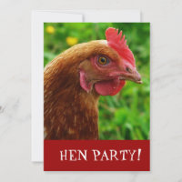 Hen Night Bachelorette Party Invite
