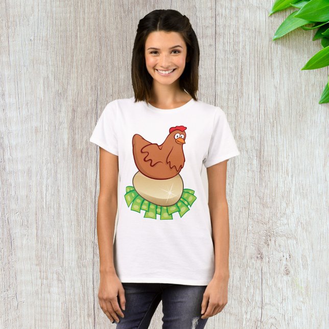 Hen On A Golden Egg T-Shirt (Creator Uploaded)