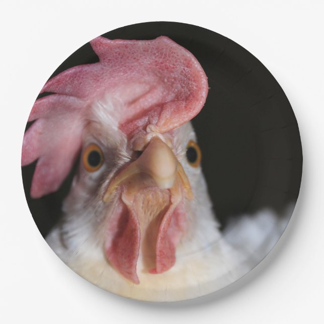 Hen Paper Plate (Front)