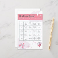 Hen Party Bingo | Hen Do | Icebreaker | Wedding