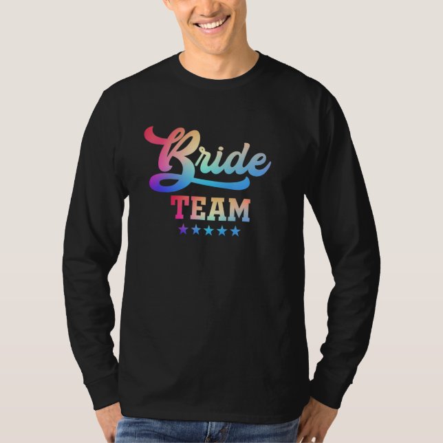 Hen Party   Bride   For Bachelorette Party   BRIDE T-Shirt (Front)