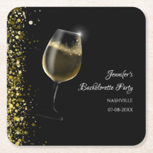 Hen party gold Mocktail bachelorette party