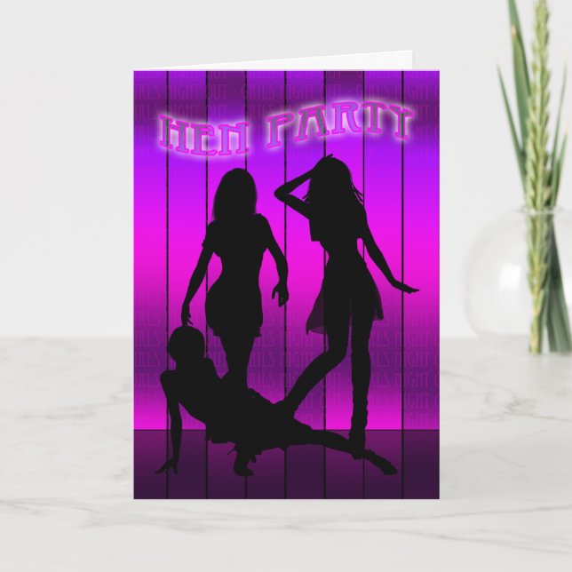 Hen Party Invitation - Girls Night Out (Front)