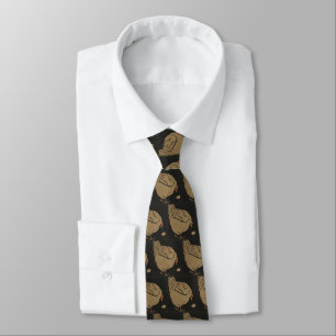 Hen - Square Animals Illustration Tie
