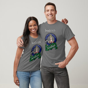 Henderson Clan Badge & Tartan T-Shirt