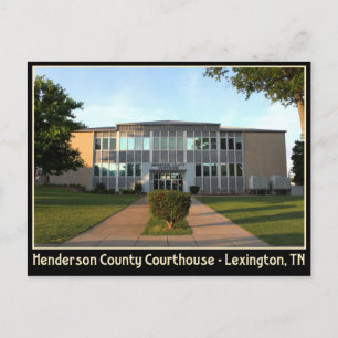 Henderson County Courthouse - Lexington, TN Postcard
