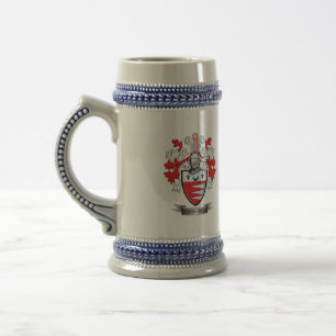 Henderson Family Crest Coat of Arms Beer Stein