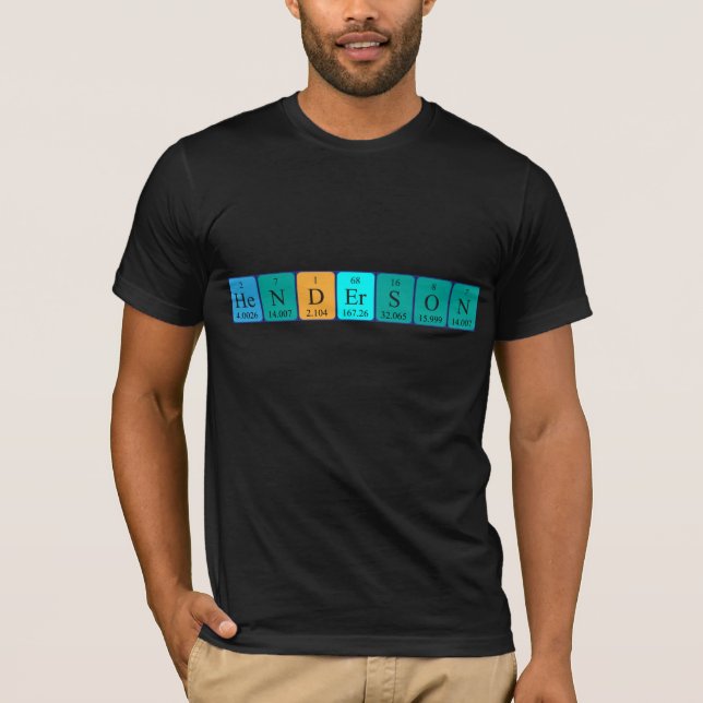Henderson periodic table name shirt (Front)