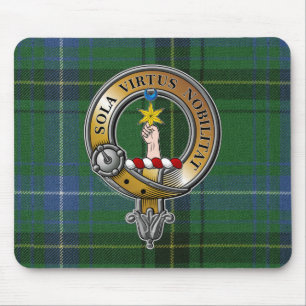 Henderson Tartan & Badge Mouse Pad