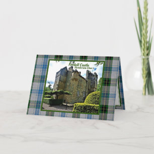 Henderson Tartan Fordell Castle Photo Card