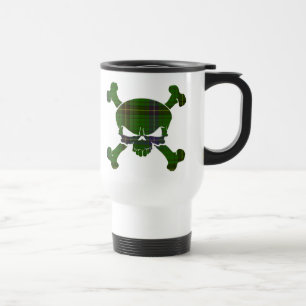 Henderson Tartan Skull No Banner Travel Mug
