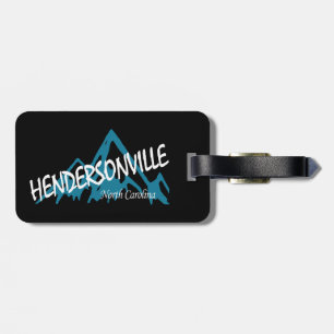 Hendersonville North Carolina Mountains Luggage Tag