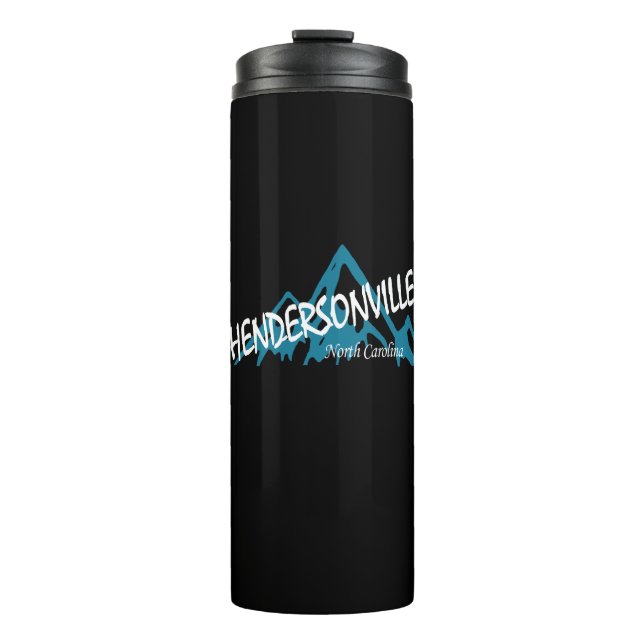 Hendersonville North Carolina Mountains Thermal Tumbler (Front)