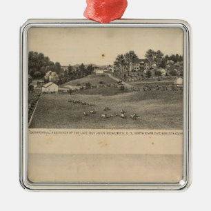 Hendren residences metal ornament