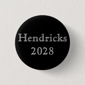 Hendricks 2028 1 inch round button