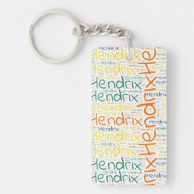 Hendrix Keychain (Front)