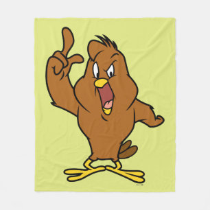 Henery Hawk Yelling Fleece Blanket