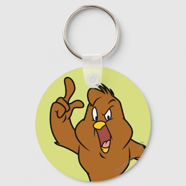 Henery Hawk Yelling Keychain (Front)