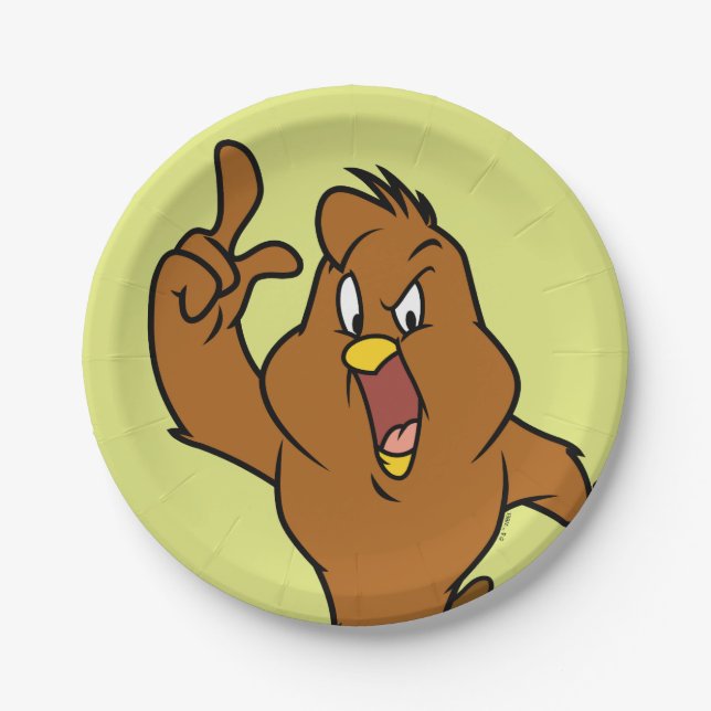 Henery Hawk Yelling Paper Plate (Front)