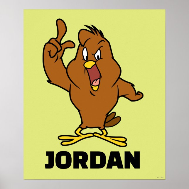 Henery Hawk Yelling Poster (Front)