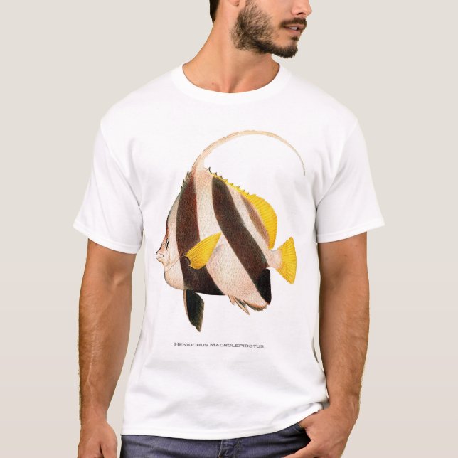 Heniochus Macrolepidotus T-Shirt (Front)