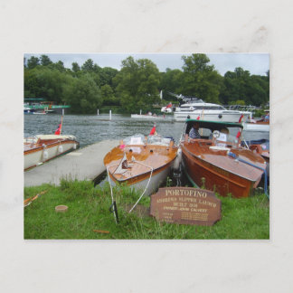 Henley on Thames, Antique motor boats Postcard