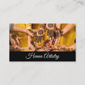 Henna Artistry Business Card