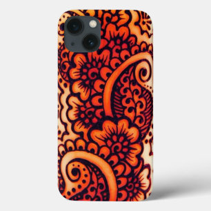 Henna design iPhone 13 case