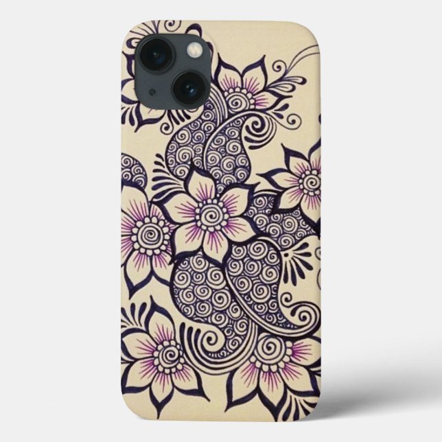 Henna Design I-Phone Case (Back)