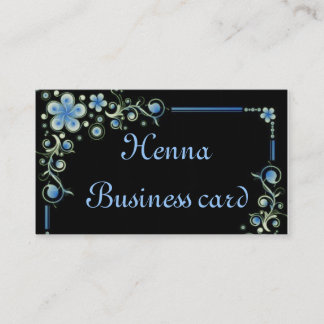 Henna fl Business card